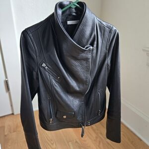 Vince RARE leather moto jacket size M